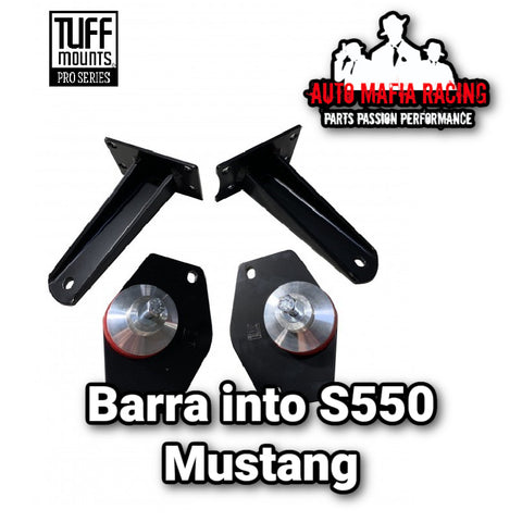 Barra 4.0 I6 Engine Conversion Mounts for 2015-2023 S550 Mustang