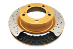 DBA 01-04 Outback 2.5L/3.0 H6 Rear Drilled & Slotted 4000 Series Rotor