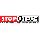 StopTech 07-08 Infiniti G35 / 09-12 Nissan 370Z Rear BBK w/Blue ST-22 Caliper 328x28 Zinc Slotted