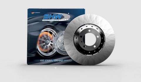 SHW 12-18 Audi A8 Quattro L Front Smooth Lightweight Brake Rotor