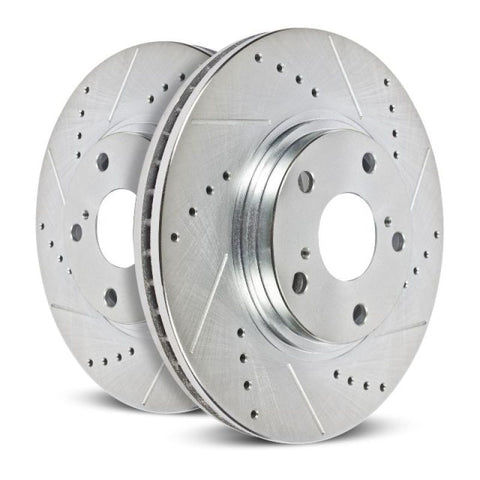 Power Stop 19-22 Ram 3500 Left Side Drilled & Slotted Rotor