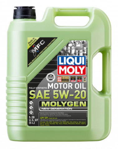 LIQUI MOLY 5L Molygen New Generation Motor Oil 5W-20