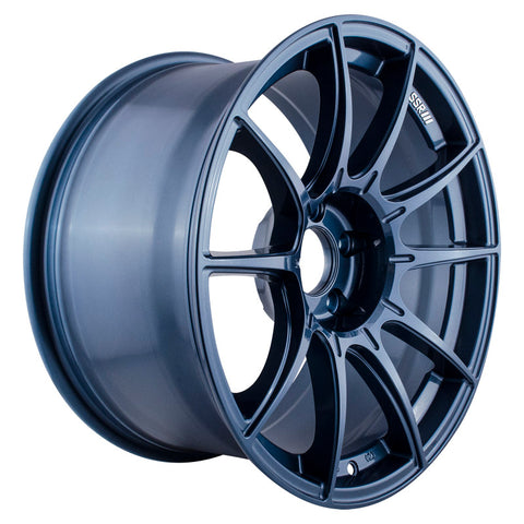 SSR GTX01 18x9.5 5x114.3 22mm Offset Blue Gunmetal Wheel (S/O, No Cancellations)