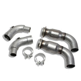 BBK 2015-23 Mustang GT 3 Short Mid Pipe Kit w Cats (Use LT Header P 1633/16330/16335/1856/18560)