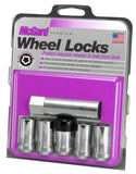 McGard Wheel Lock Nut Set - 5pk. (Cone Seat Tuner) M14X1.5 / 22mm Hex / 1.648in OAL - Chrome
