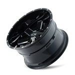 ION Type 141 20x12 / 8x165.1 BP / -44mm Offset / 130.8mm Hub Gloss Black Milled Wheel