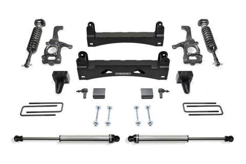 Fabtech 15-18 Ford F150 2WD 6in Perf. System w/DL 2.5 Coilovers & Rear DL 2.25 Shocks