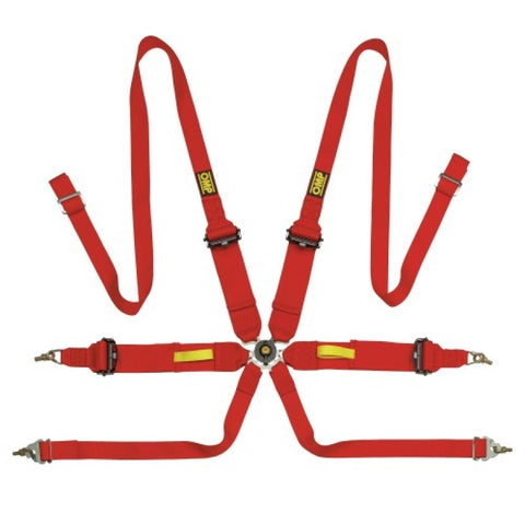 OMP Tecnica 3/2 Safety Harness - Red