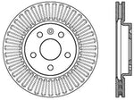 StopTech Slotted Sport Front Left Brake Rotor 11-14 Chevy Cruze