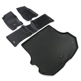 Rugged Ridge Floor Liner Front/Rear/Cargo Black 1999-2004 Jeep Grand Cherokee WJ