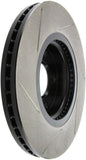 StopTech 11-13 Kia Sorento Slotted Sport Brake Rotor Front Left