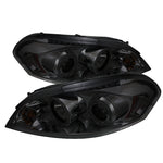 Spyder Chevy Impala 06-13 Projector Headlights LED Halo LED Smke PRO-YD-CHIP06-HL-SM