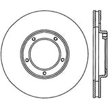 StopTech Power Slot 95-04 Toyota Tacoma 5 Lugs Front Left Slotted CRYO Rotor