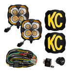 KC HiLiTES FLEX ERA 4 2-Light System - 80W Spot Beam