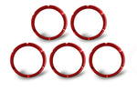 KC HiLiTES FLEX Series Colored Bezel Rings (5 pack) - Red