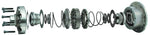 Eaton Detroit Locker Differential 31 Spline 1.32in Axle Shaft Diameter 2.00 Large Bearing Rear 9in