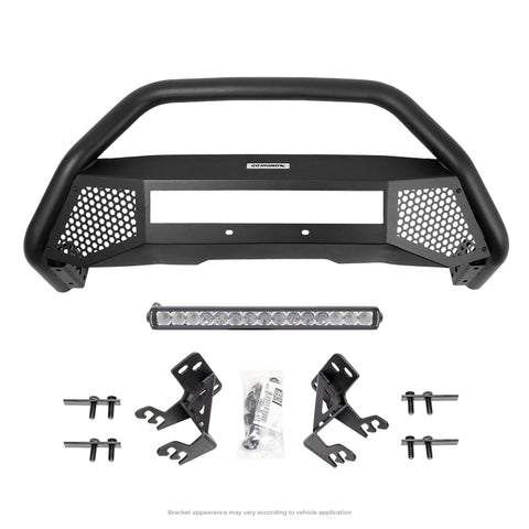Go Rhino 16-20 Nissan Titan XD RC4 LR Complete Kit - w/GR Light - Tex Blk