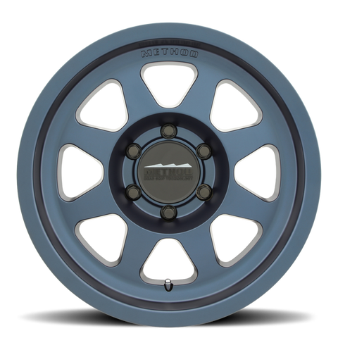 Method MR701 17x9 -12mm Offset 5x5 71.5mm CB Bahia Blue Wheel