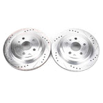 Power Stop 08-18 Cadillac CTS Rear Evolution Drilled & Slotted Rotors - Pair