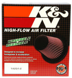 K&N Filter Universal Air Filter Carbon Fiber Top With 6in Flange x 7.5in Base x 6in H