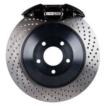 StopTech 89-95 Nissan Skyline GT-R R32 Rear BBK ST22 328x28 Drilled Rotors Black Calipers