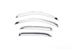 Putco 14-14 Chevrolet Silverado HD - Ext Cab (Set of 4) Element Chrome Window Visors