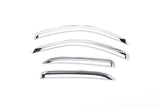 Putco 14-14 Chevrolet Silverado HD - Ext Cab (Set of 4) Element Chrome Window Visors