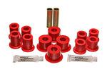 Energy Suspension 89-94 Toyota Pick Up 2WD (Exc T-100/Tundra) Red Rear Leaf Spring Bushing Set