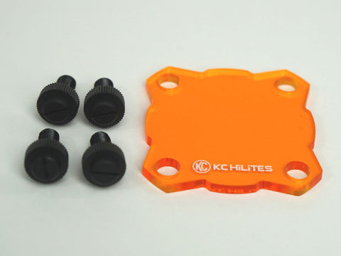 KC HiLiTES Shield for FLEX LED Single Light (Single) - Amber