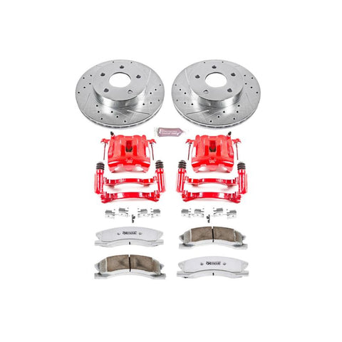 Power Stop 99-04 Jeep Grand Cherokee Z26 Street Kit w/ Calipers - Front