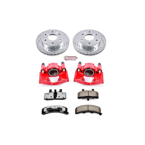 Power Stop 99-00 Cadillac Escalade Z36 Truck and Tow Kit w/ Calipers - Front