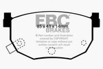 EBC 99-01 Hyundai Elantra 2.0 Yellowstuff Rear Brake Pads