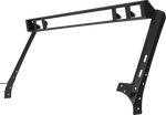 Go Rhino 07-18 Jeep Wrangler JK WLF Windshield Light Mount Frame - 30in Light Bar & Four 3in Cubes