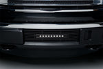 Putco 11-14 Ford F-150 - EcoBoost Bumper Grille Inserts - Black SS Bar and 10in Luminix Light Bar