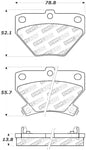 StopTech Street Touring 00-05 Celica GT-S Rear Brake Pads