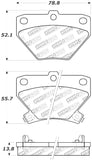 StopTech Street Touring 00-05 Celica GT-S Rear Brake Pads
