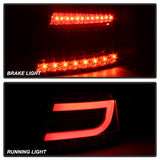 Spyder Audi A6 05-08 4Dr Sedan Only Light Bar LED Tail Lights Smke ALT-YD-AA605V2-LBLED-SM