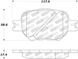 StopTech Street Touring 05-08 Scion tC/ 01-05 Celica GT Front Brake Pads