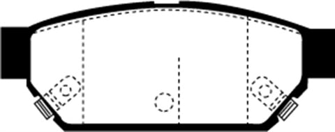 EBC 93-96 Eagle Summit 1.5 Greenstuff Rear Brake Pads