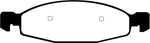 EBC 99-02 Jeep Grand Cherokee 4.0 (ATE) Ultimax2 Front Brake Pads