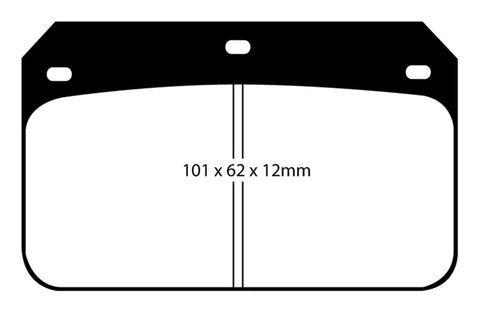 EBC Brakes Yellowstuff Performance Brake Pads