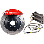 StopTech 07-09 Escalade/Subarban/Tahoe/Yukon Front BBK w/ Red ST-60 Calipers Drilled 380x35mm Rotor