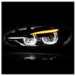 Spyder BMW F30 3 Series 4Dr LED Projector Headlights Chrome PRO-JH-BF3012H-4D-LED-C