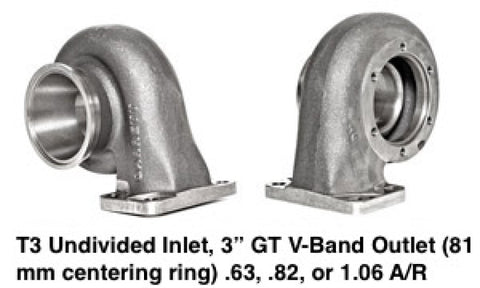 ATP Garrett GT3582R Bearing Turbo .63 A/R w/ T3 Undivided Inlet GT 3in V-band Discharge