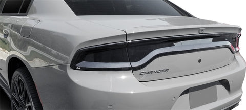 AVS 15-20 Dodge Charger Black Out Tail Shades Tail Light Covers - Black