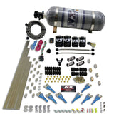 Nitrous Express 8 Cyl Shark Direct Port 4 Solenoids Nitrous Kit (200-600HP) w/Composite Bottle