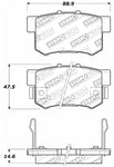 StopTech Street Touring 00-09 Honda S2000 / 92-07 Accord / 04-10 TSX Rear Brake Pads