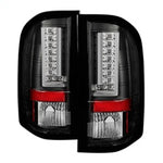 Spyder Chevy Silverado 07-13 Version 2 LED Tail Lights - Black ALT-YD-CS07V2-LED-BK