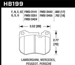 Hawk 88-89 Porsche 944 Turbo HPS 5.0 Street Brake Pads - Front