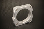 Torque Solution Throttle Body Spacer (Silver): Honda Accord Crosstour 2010